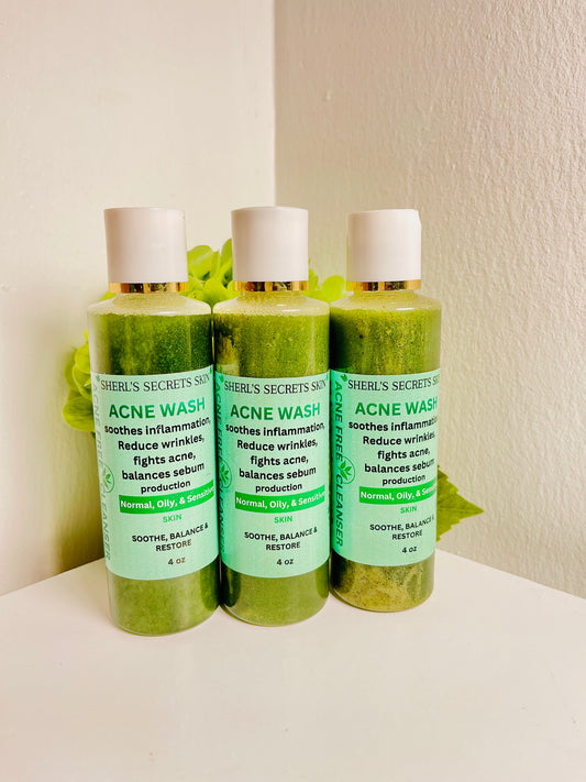 3 acné Wash