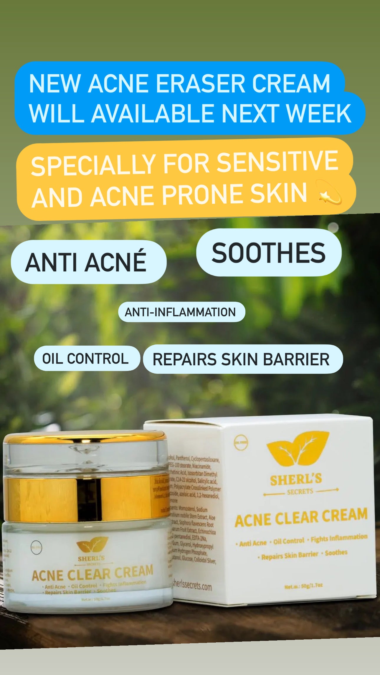 ACNE CLEAR CREAM 50 G