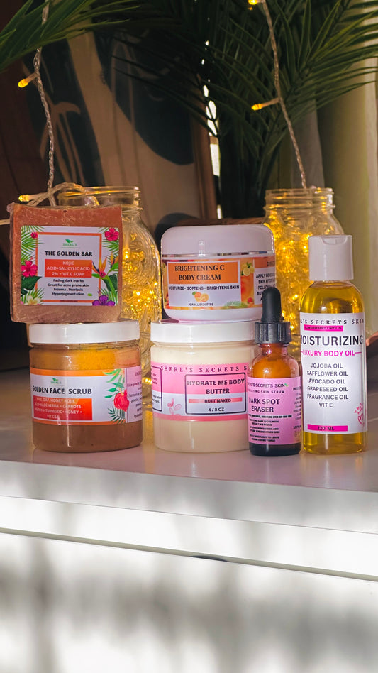 GLOW & REPAIR Body skincare Set with 4 oz cream