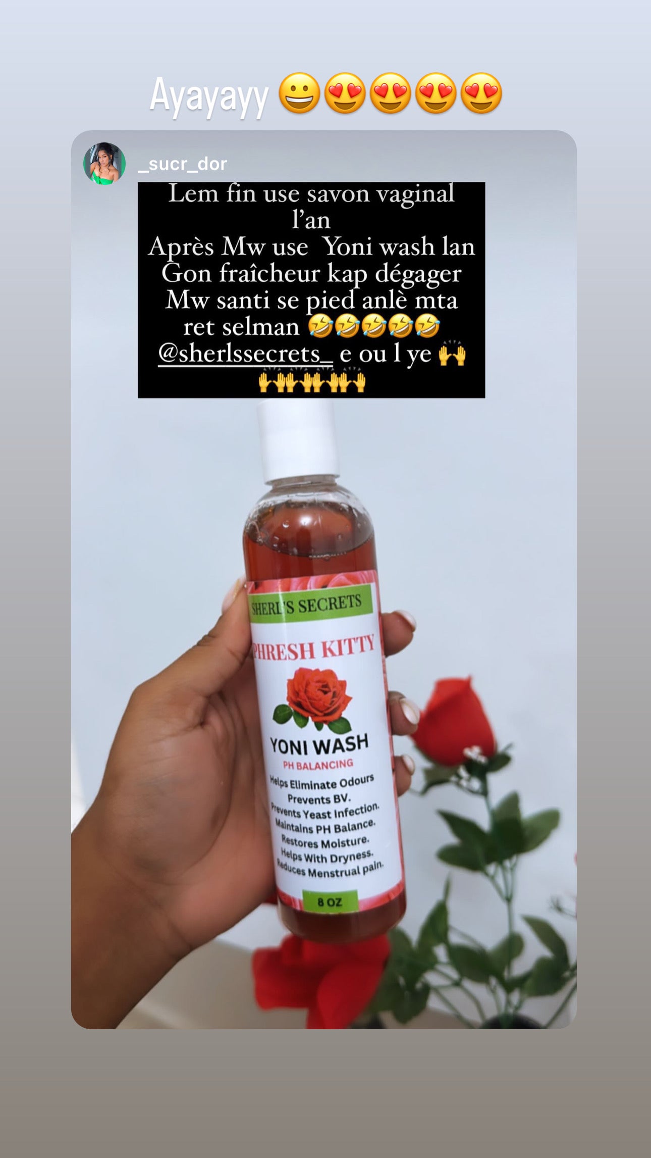 YONI WASH 8 oz