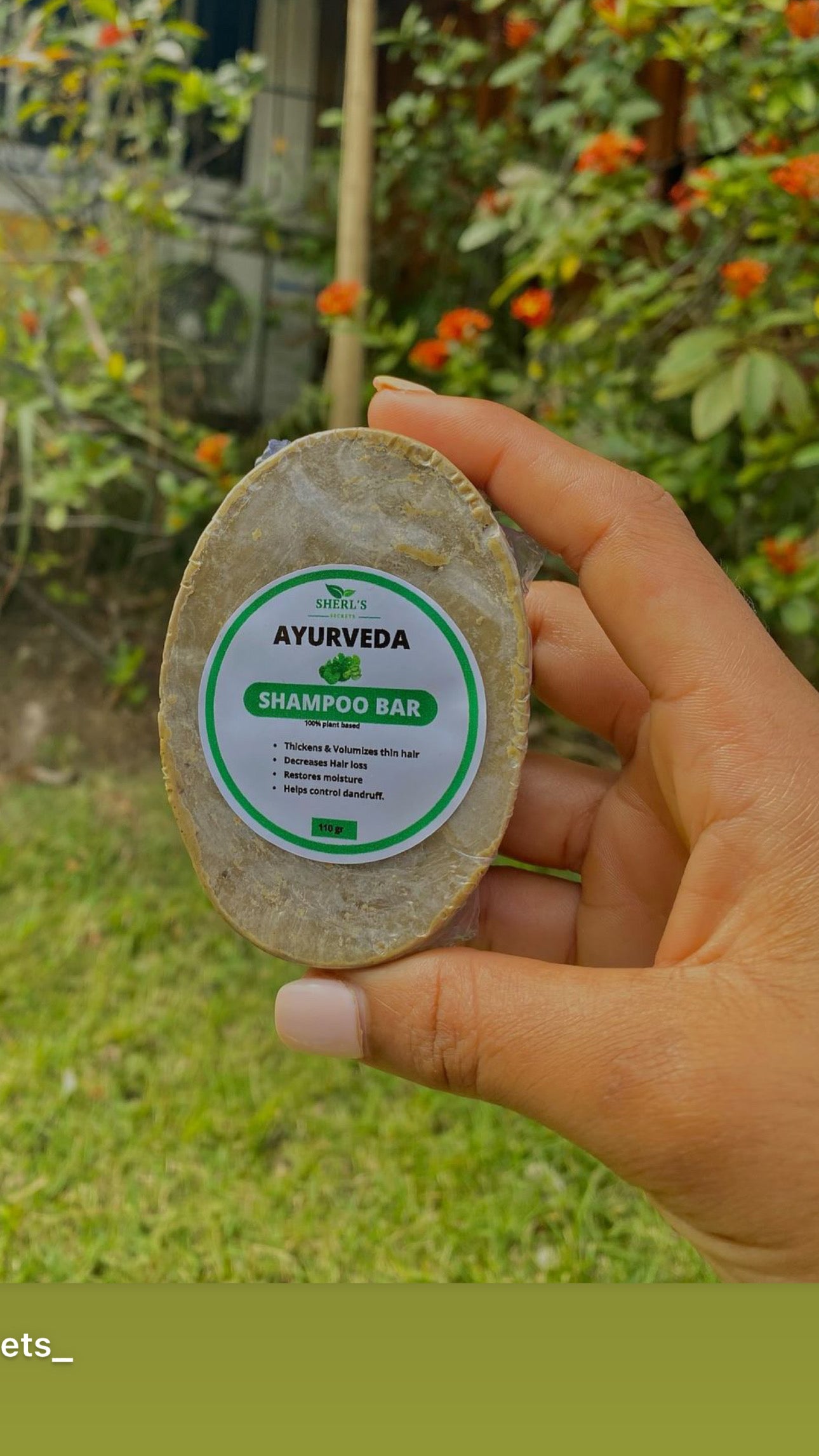 Hair growth Shampoo Bar