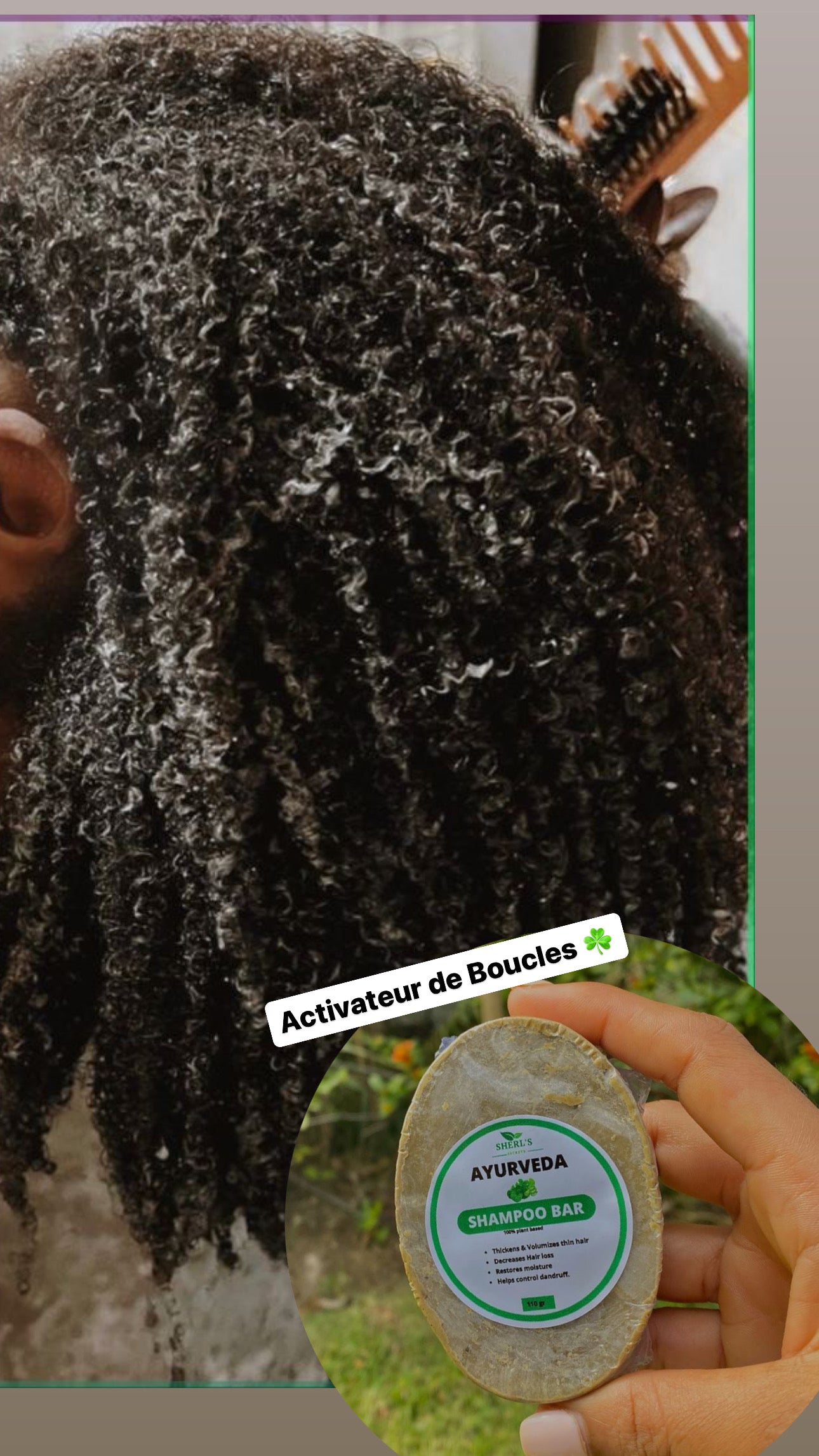 Hair growth Shampoo Bar