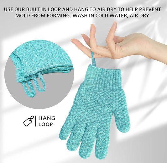 EXFOLIATING GLOVES For Glowing skin 1 Pairs