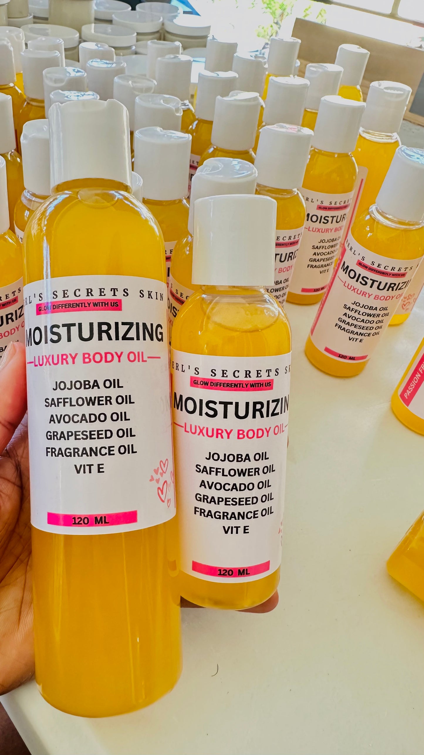 3 Moisturizing Luxury Body Oil