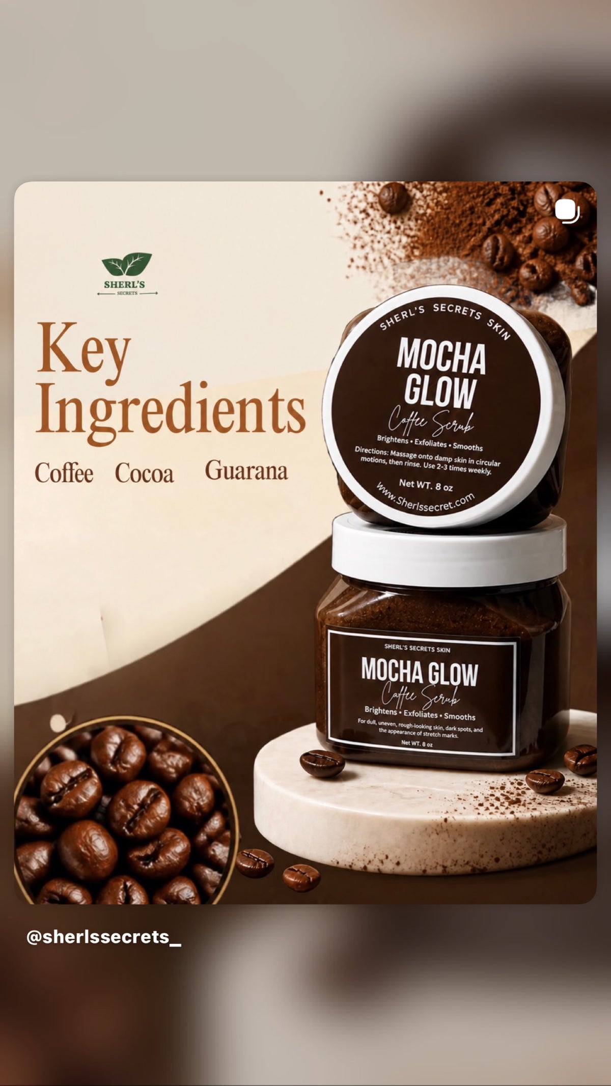 MOCHA GLOW SCRUB
