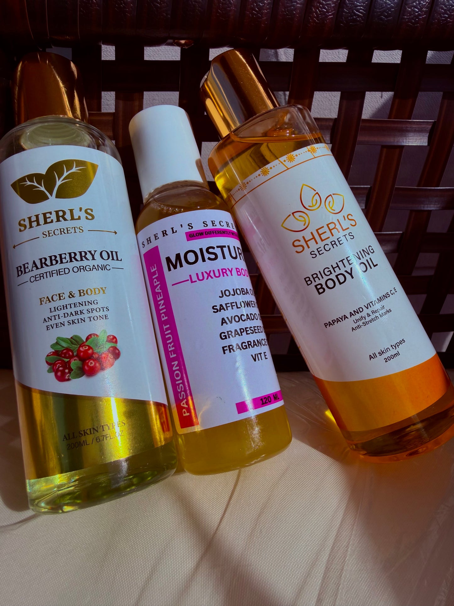 Trio Luxury Body Oil Collection