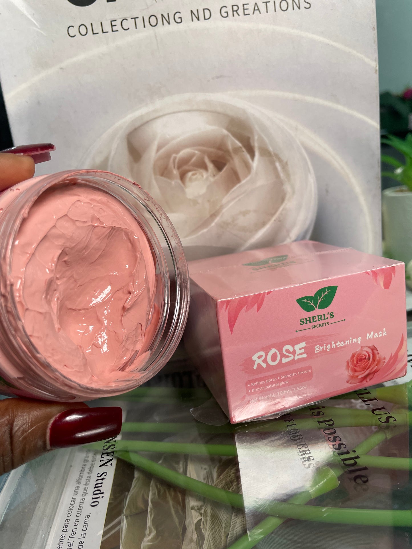 🌹 Rose Brightening Mask